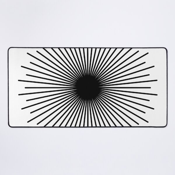 Item preview, Star Burst Black and White Graphic designed and sold by ellenhenry.