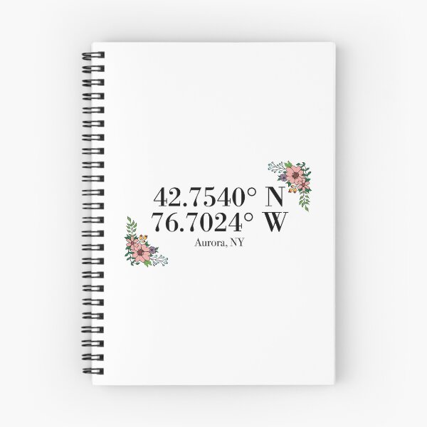 Item preview, Aurora, NY Coordinates designed and sold by mynameisliana.