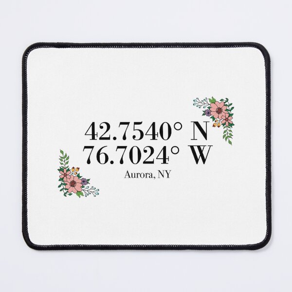 Item preview, Aurora, NY Coordinates designed and sold by mynameisliana.
