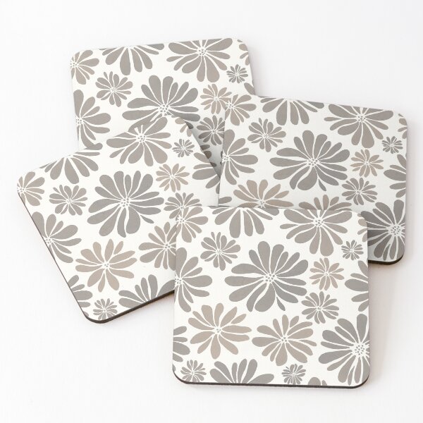 Item preview, Abstract Watercolour Floral Pattern - Light Gray designed and sold by Chrystel L Art.