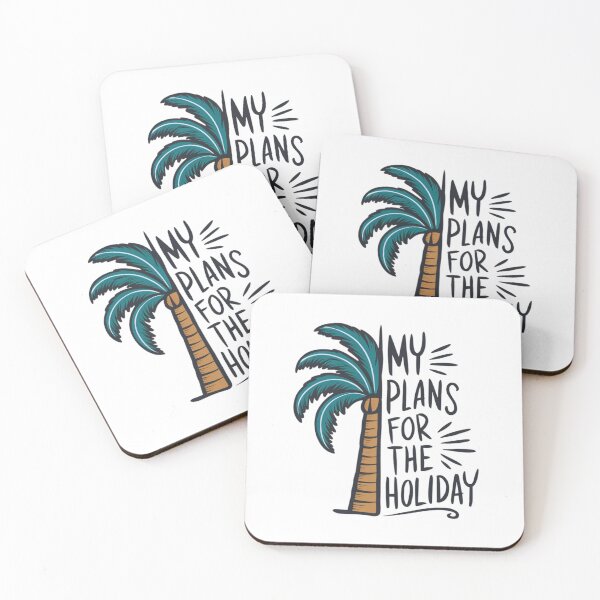 Item preview, Palm trees and holiday plans  designed and sold by Colorful-Garden.