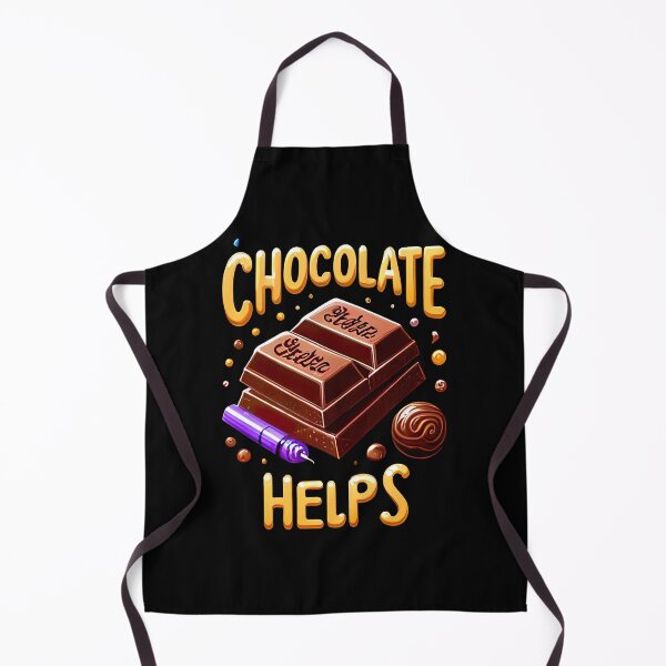 Item preview, Chocolate Helps: Sweet Remedy Design designed and sold by MAPDDesigns.