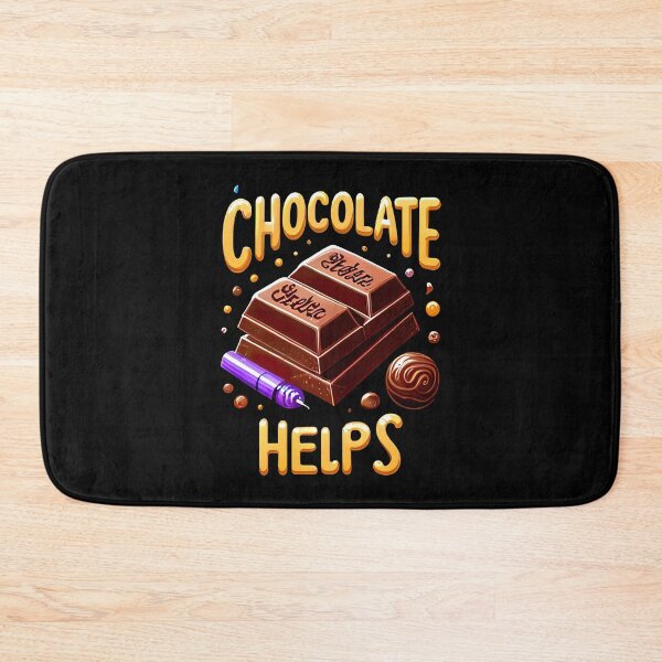 Item preview, Chocolate Helps: Sweet Remedy Design  designed and sold by MAPDDesigns.