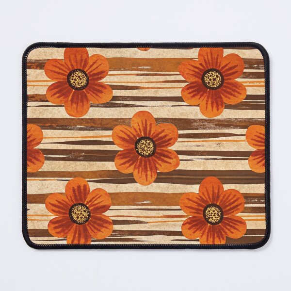 Item preview, Pattern Autumn Retro Flowers designed and sold by AOCollections.