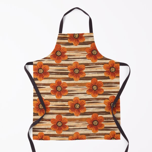 Item preview, Pattern Autumn Retro Flowers designed and sold by AOCollections.
