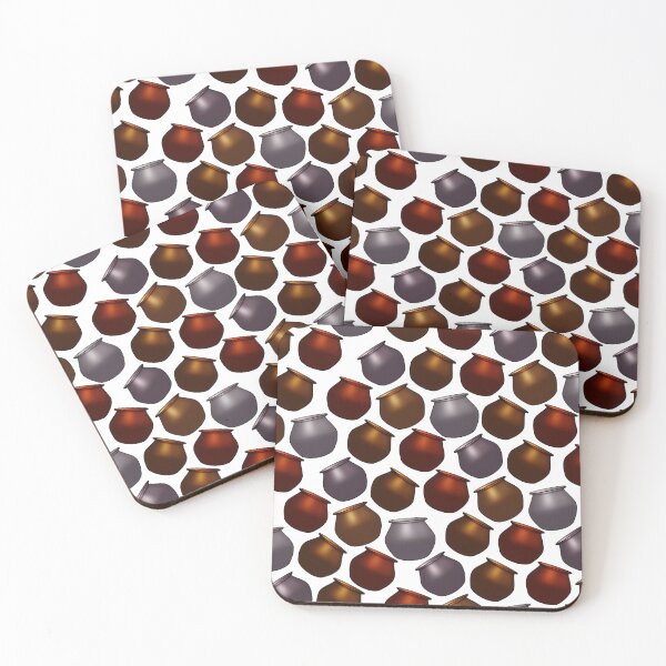 Item preview, ceramic clay pots artist love and play with clay pattern and stickers pack of 6 designed and sold by DesignYourWaystore.