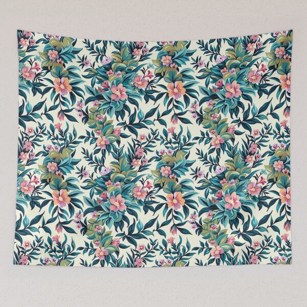 Item preview, Tropical Floral Paradise Pattern designed and sold by CleverboyDsgns.