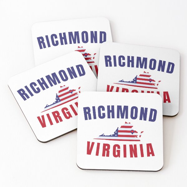 Item preview, Richmond Virginia RVA American Flag Heart designed and sold by Pati-Design.