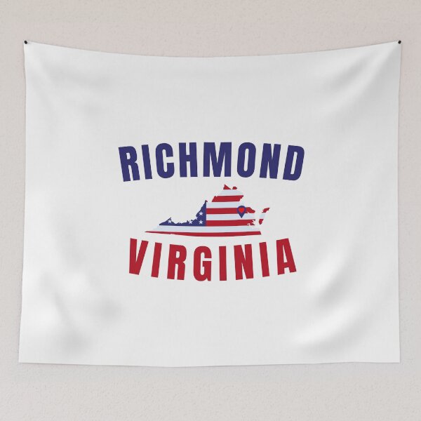 Item preview, Richmond Virginia RVA American Flag Heart designed and sold by Pati-Design.