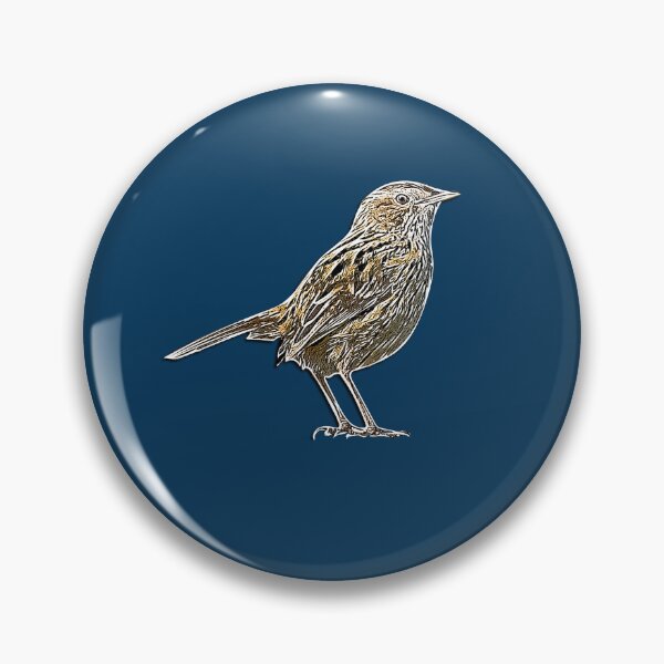 Item preview, Striated Fieldwren White Alternate Design  designed and sold by designsasstultd.