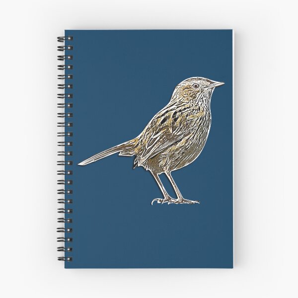 Item preview, Striated Fieldwren White Alternate Design  designed and sold by designsasstultd.