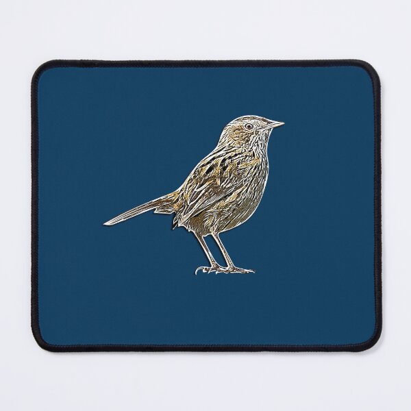 Item preview, Striated Fieldwren White Alternate Design  designed and sold by designsasstultd.