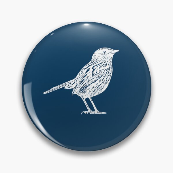 Item preview, Striated Fieldwren White Design  designed and sold by designsasstultd.