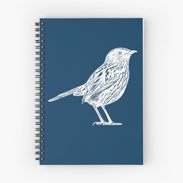 Item preview, Striated Fieldwren White Design  designed and sold by designsasstultd.