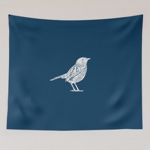 Item preview, Striated Fieldwren White Design  designed and sold by designsasstultd.