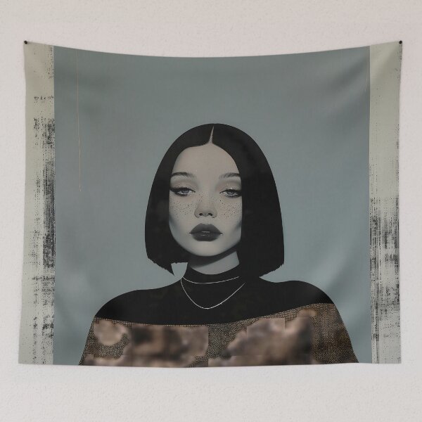 Item preview, Grayscale Serenity Portrait designed and sold by Rebel-Zone.
