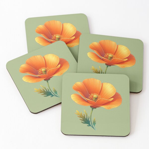 Item preview, California Poppy  designed and sold by Myra365Art.