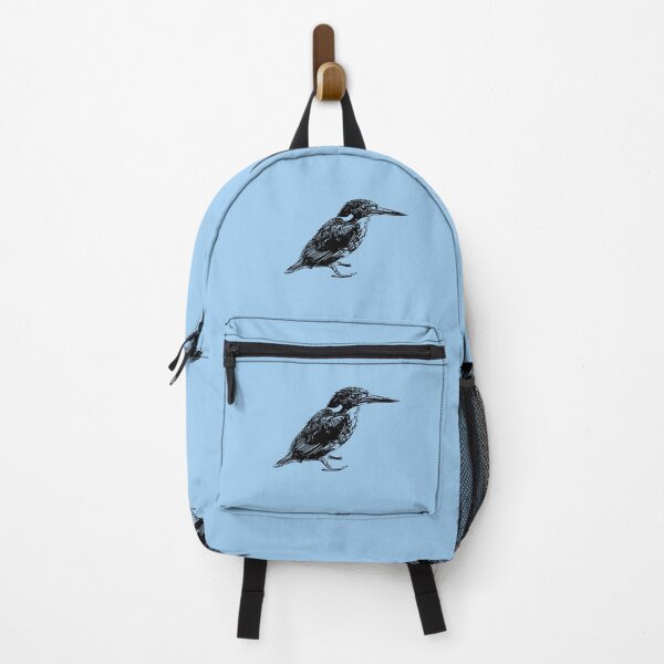 Item preview, Azure Kingfisher Black Design designed and sold by designsasstultd.