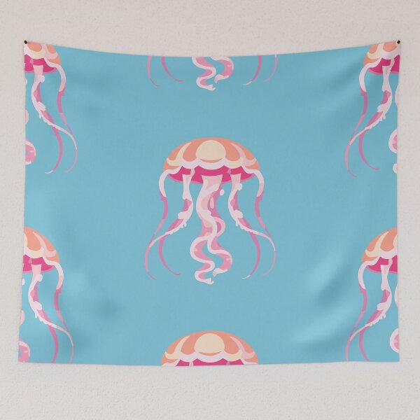 Item preview, Jellyfish pink in the sea designed and sold by Simon-m-s.