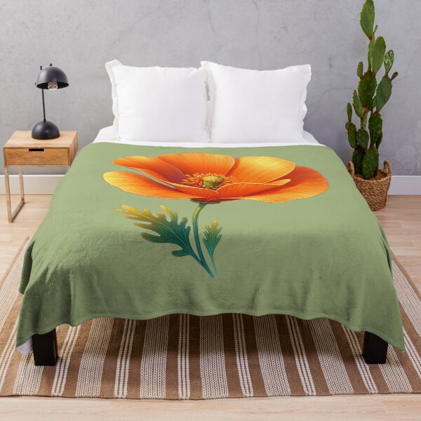 Item preview, California Poppy designed and sold by Myra365Art.