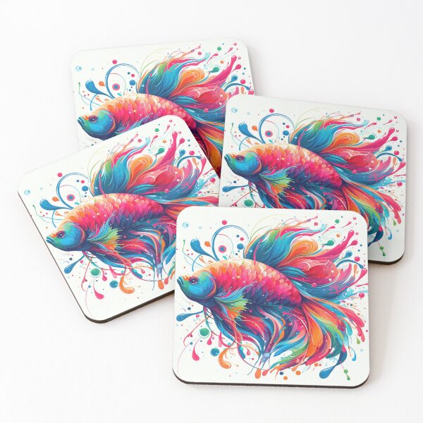 Item preview, Colorful fish dream designed and sold by Cerberus-Art.