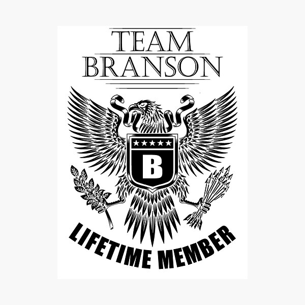 Aperçu de l'œuvre Membre à vie de l'équipe Branson créée et vendue par Share-me.