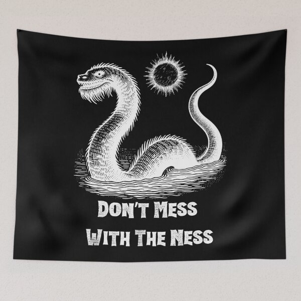 Item preview, Don't Mess With The Ness - White designed and sold by BubonicCowboy.