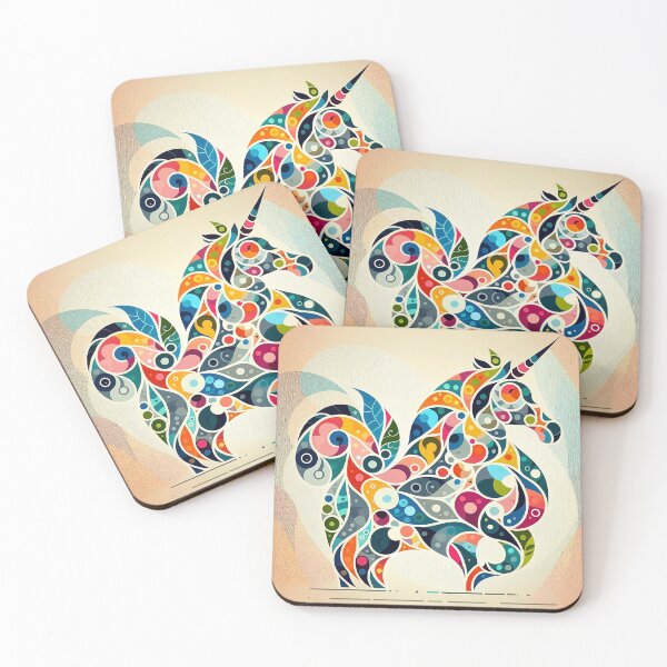 Item preview, Colorful unicorn wonder designed and sold by Cerberus-Art.