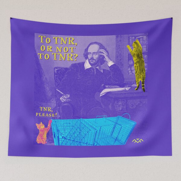 Item preview, Shakespeare Hamlet Feral Cat TNR Spay Neuter designed and sold by 1Felinophile.