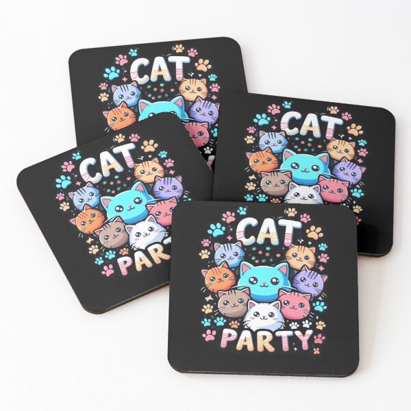 Item preview, Cat Party designed and sold by Myra365Art.