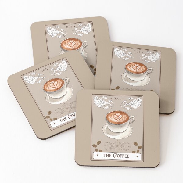 Item preview, Coffee Tarot Card designed and sold by MomentumCloset.