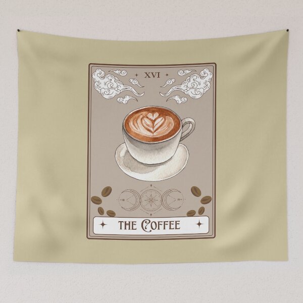 Item preview, Coffee Tarot Card designed and sold by MomentumCloset.