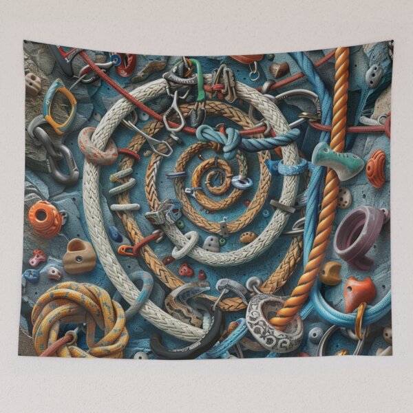 Item preview, Climbing Gear Active Outdoors Inspired Art designed and sold by CDC40.