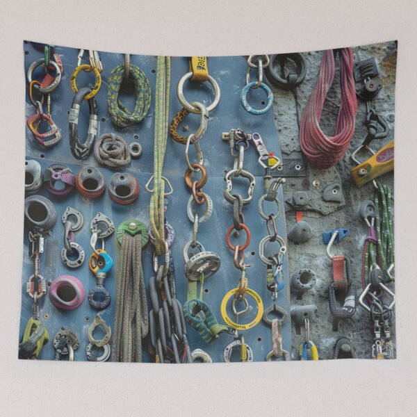 Item preview, Climbing Gear Active Outdoors Inspired Art designed and sold by CDC40.