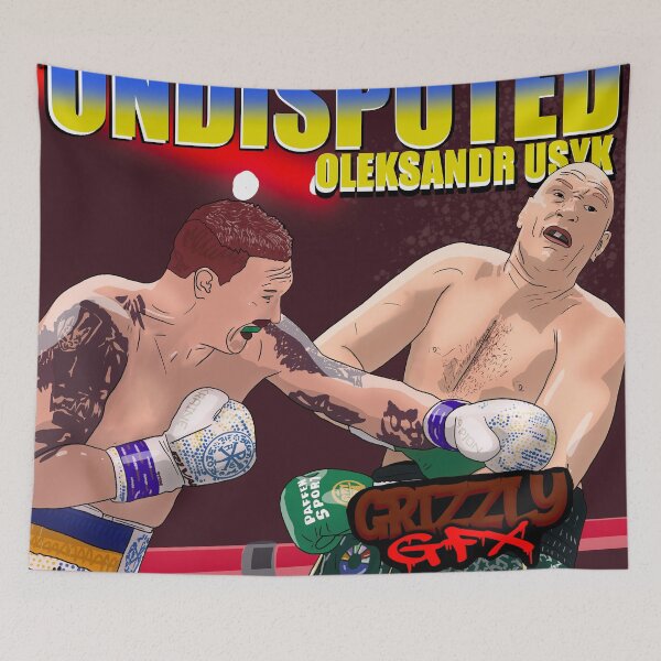 Item preview, Undisputed Oleksandr Usyk victory designed and sold by GrizzlyCollective.