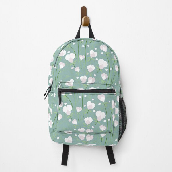 Item preview, Copy of Sweet peas pattern teal green designed and sold by Pixie Lopi.