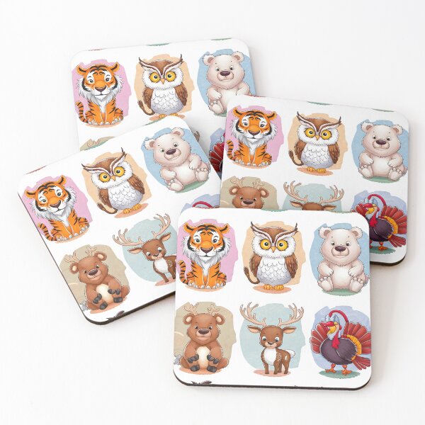 Item preview, Cute animals of the world designed and sold by SaNNty.