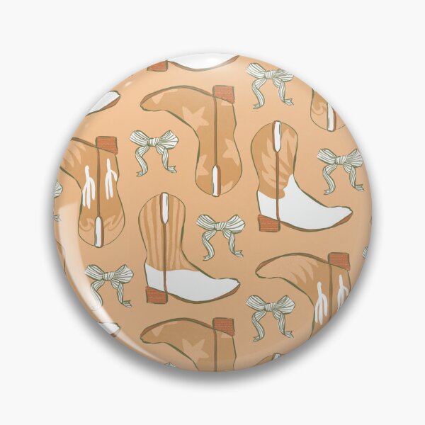 Item preview, Cowboy Boots and Cowgirl Boots with Coquette Ribbons camel brown designed and sold by Caroline Rausch.