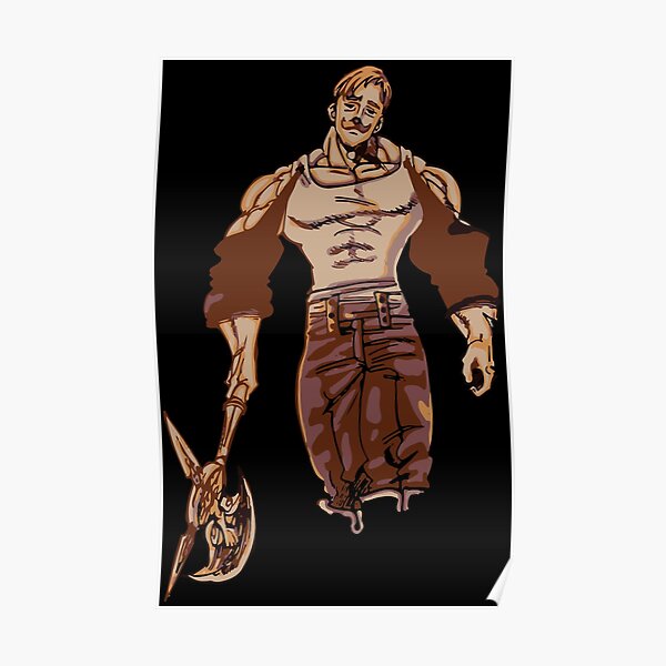 Escanor Posters Redbubble - escanor roblox