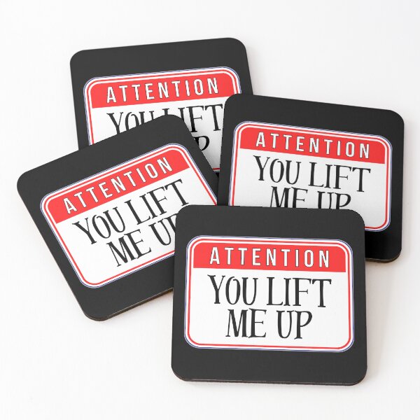 Item preview, ATTENTION:  You Lift Me Up - funny warning signs designed and sold by DesignsFromTW-S.