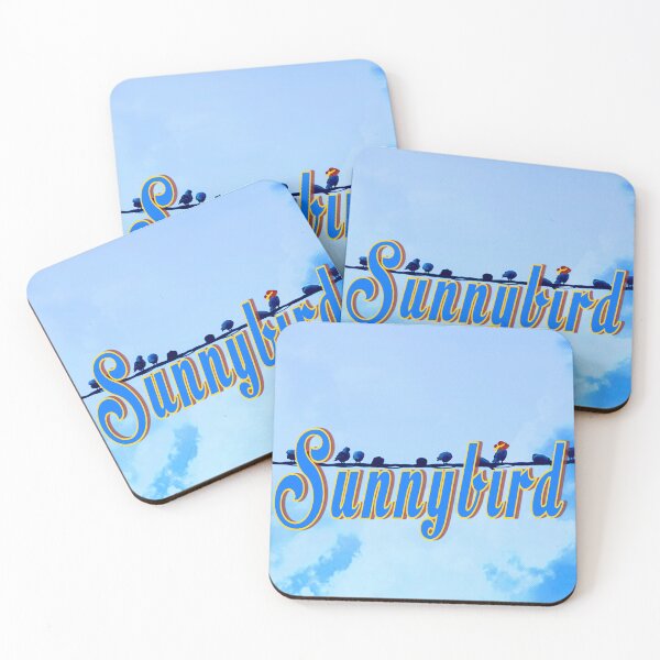 Item preview, Sunnybird - summer is here - funny photo design with a flock of birds designed and sold by kikidu21.