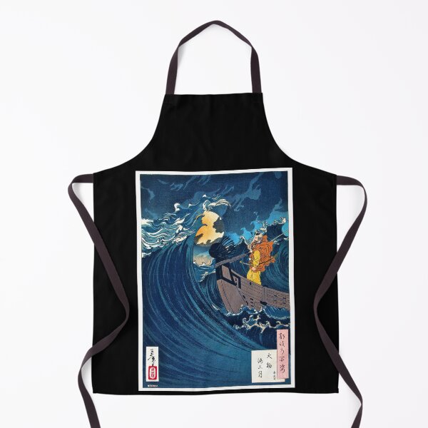 Item preview, Benkei and Moon Over Daimotsu Bay 1886 Tsukioka Yoshitoshi designed and sold by RocketshipRetro.