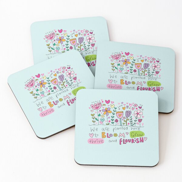 Item preview, Bloom flourish grow and thrive floral artwork  designed and sold by CSheehanArt.