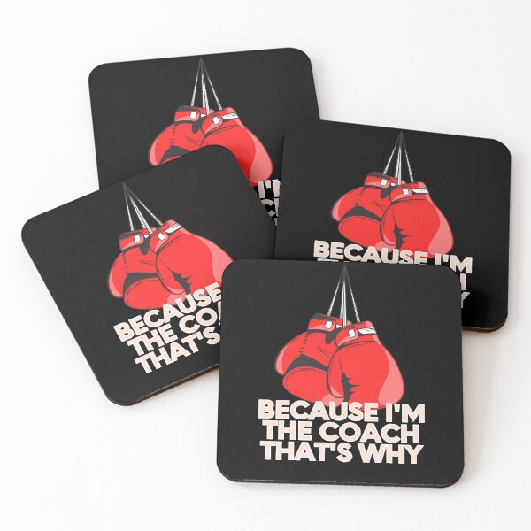 Item preview, Because I'm the coach That's why - Funny coach Boxing designed and sold by MagdaKlosArt.