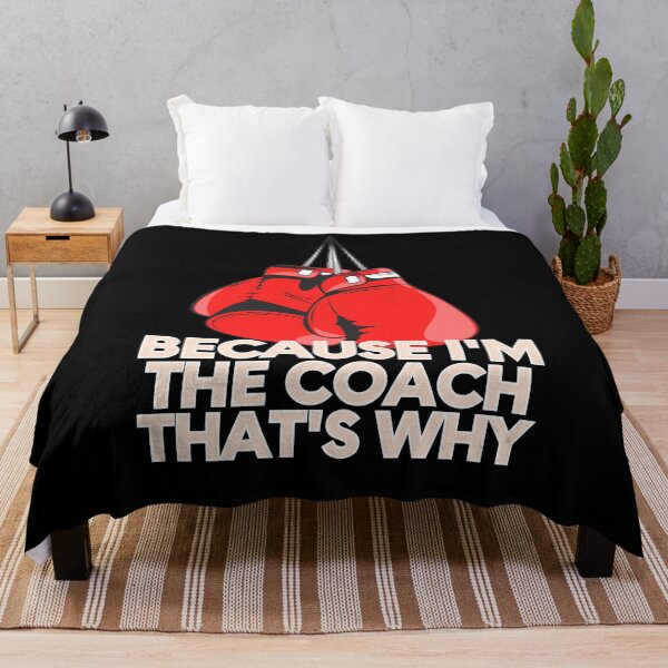 Item preview, Because I'm the coach That's why - Funny coach Boxing designed and sold by MagdaKlosArt.