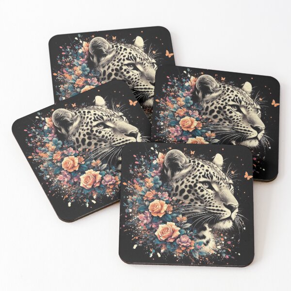 Item preview, Leopard Splash Art Portrait designed and sold by Simplybe1.