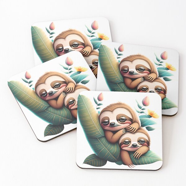 Item preview, Adorable sleepy Sloths, Sloth in Jungle, Kawaii Sloth t-shirt  designed and sold by KreativKulture.