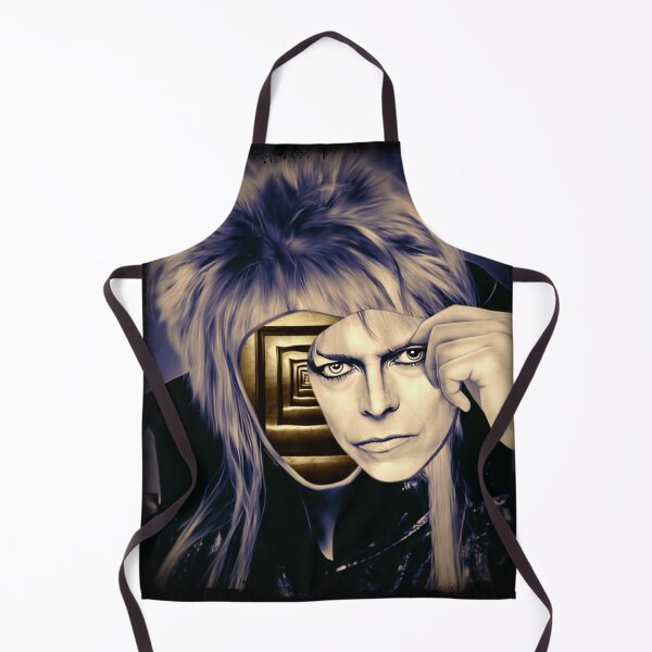 Item preview, Duotone Labyrinth Goblin King Surreal Maze Mask designed and sold by orionlodubyal.