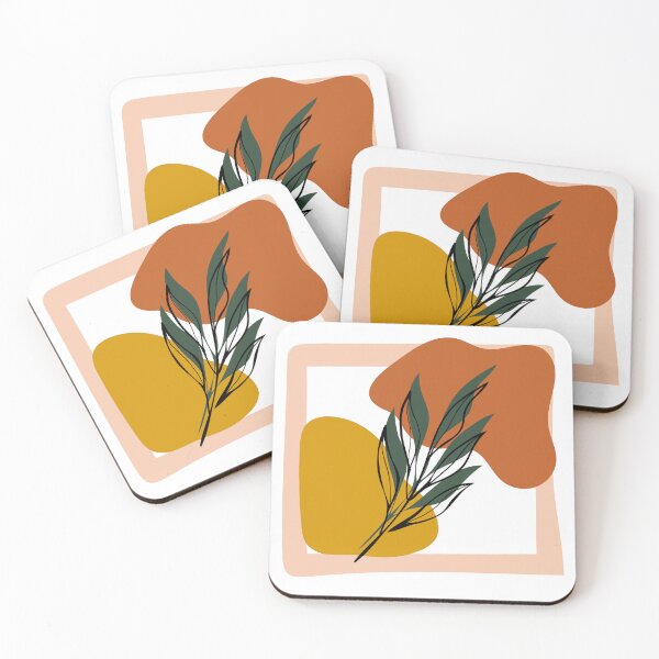 Item preview, Colour Block Leaf with Border designed and sold by Explicitly-Random.