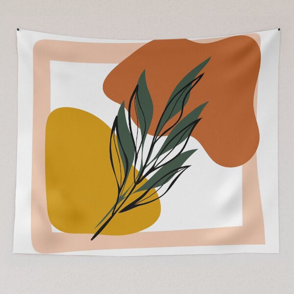Item preview, Colour Block Leaf with Border designed and sold by Explicitly-Random.